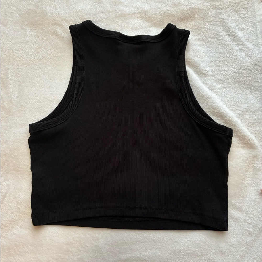 H&M Black Cropped Tank Top